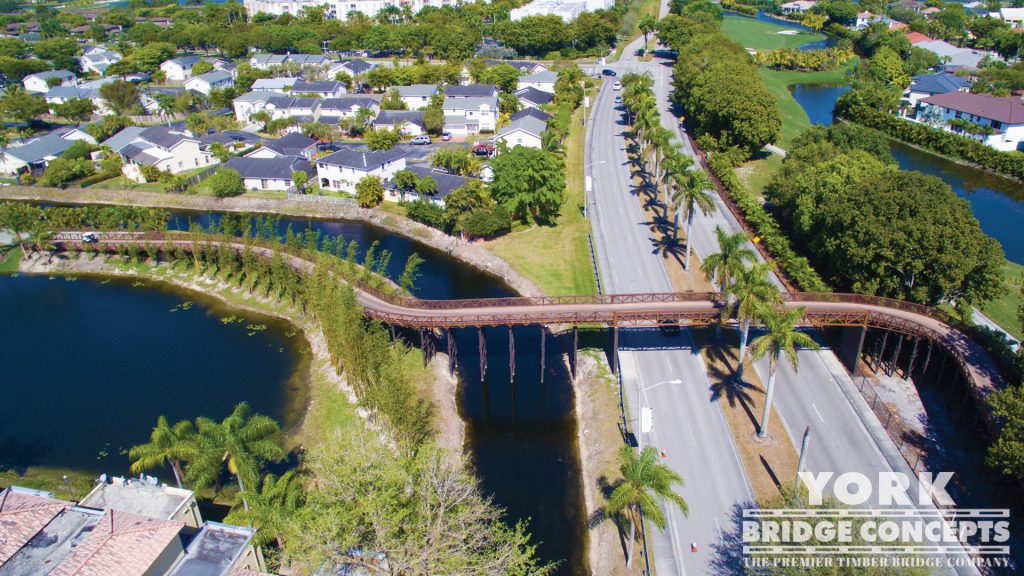 Trump Doral Golf Club Golf Cart Bridge – Doral, FL | York Bridge Concepts - Timber Bridge Builders