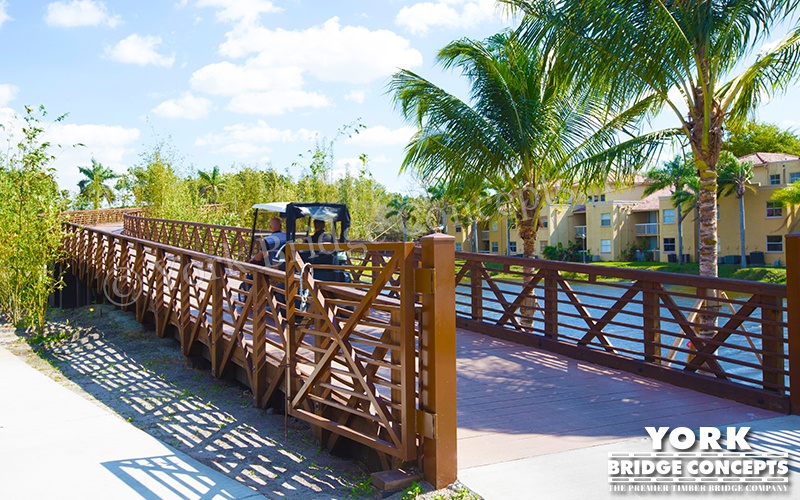 Trump National Doral Country Club Golf Cart Timber Bridge - Miami, FL