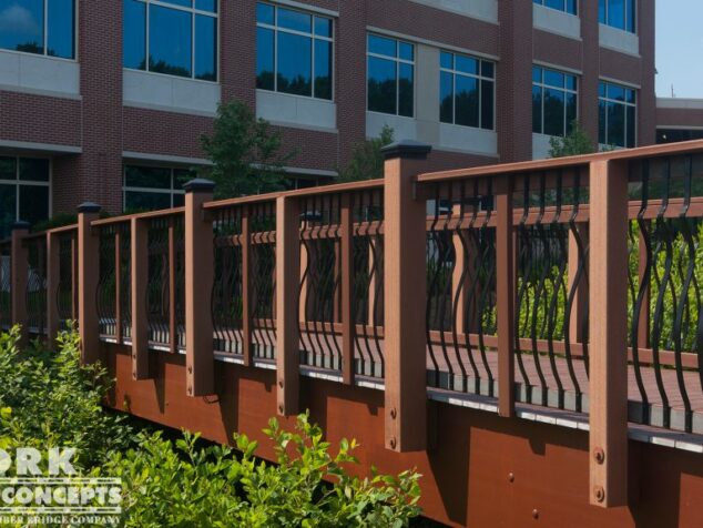 Northside Medical Office Building Pedestrian Bridge – Woodstock, GA | York Bridge Concepts -Timber Bridge Builders