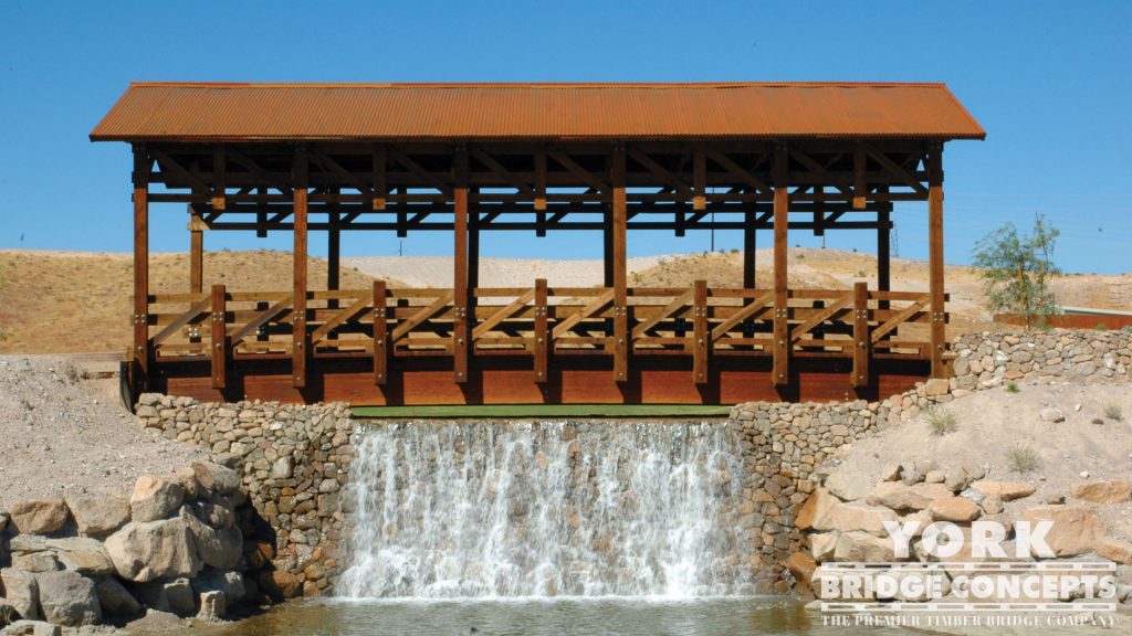 Laughlin Ranch Vehicular & Golf Cart Bridges - Bullhead City, AZ | York Bridge Concepts - Timber Bridge Builders