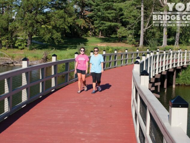 Tennessee Valley Authority Pedestrian Bridge – Harriman, TN | York Bridge Concepts -Timber Bridge Builders