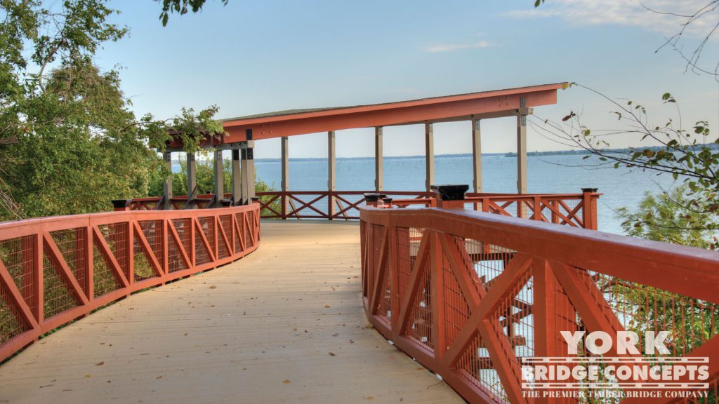 Scenic Point Park Covered Boardwalk – Rowlett, TX | York Bridge Concepts - Timber Bridge Builders