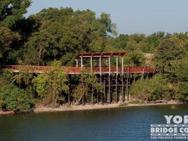 Scenic Point Park Covered Boardwalk – Rowlett, TX | York Bridge Concepts - Timber Bridge Builders