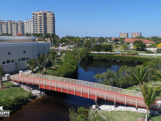 Westin at Marina Village Pedestrian Bridge - Cape Coral, FL | York Bridge Concepts - Timber Bridge Builders