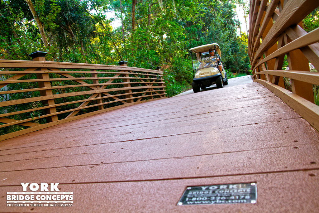 Sawgrass Marriott Golf Resort & Spa Golf Cart Bridges - Ponte Vedra Beach, FL | York Bridge Concepts - Timber Bridge Builders