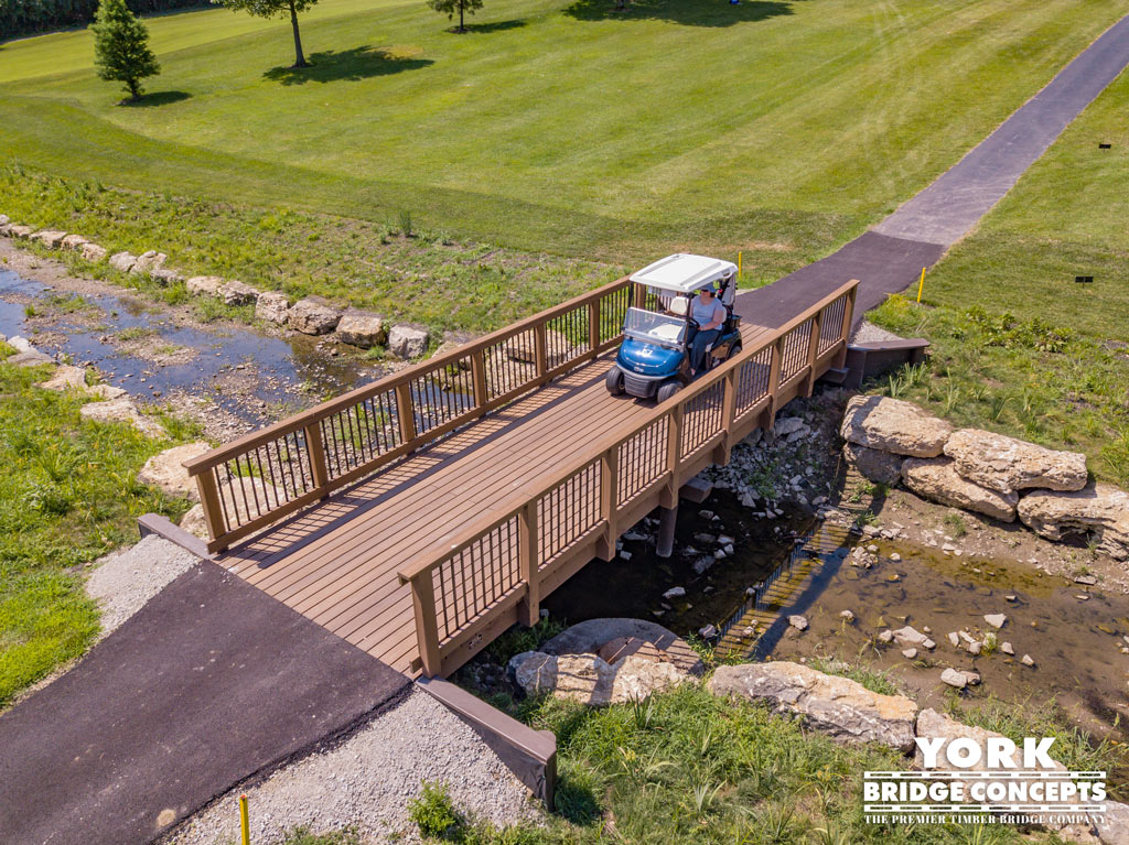 Westborough Country Club Golf Cart Bridges - St. Louis, MO | York Bridge Concepts - Timber Bridge Builders