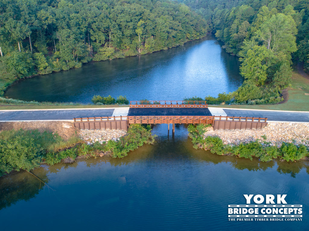 Lake Arrowhead Timber Vehicular Bridge in Waleska, GA | YBC