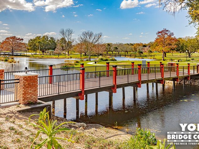 Venetian Gardens Timber Footbridge - Leesburg, FL | York Bridge Concepts