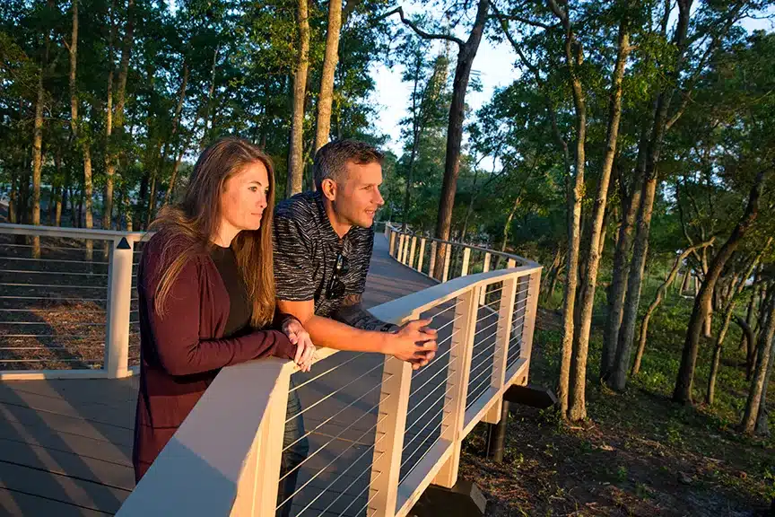 River Lights Pedestrian boardwalk built by York Bridge Concepts in Wilmington, NC