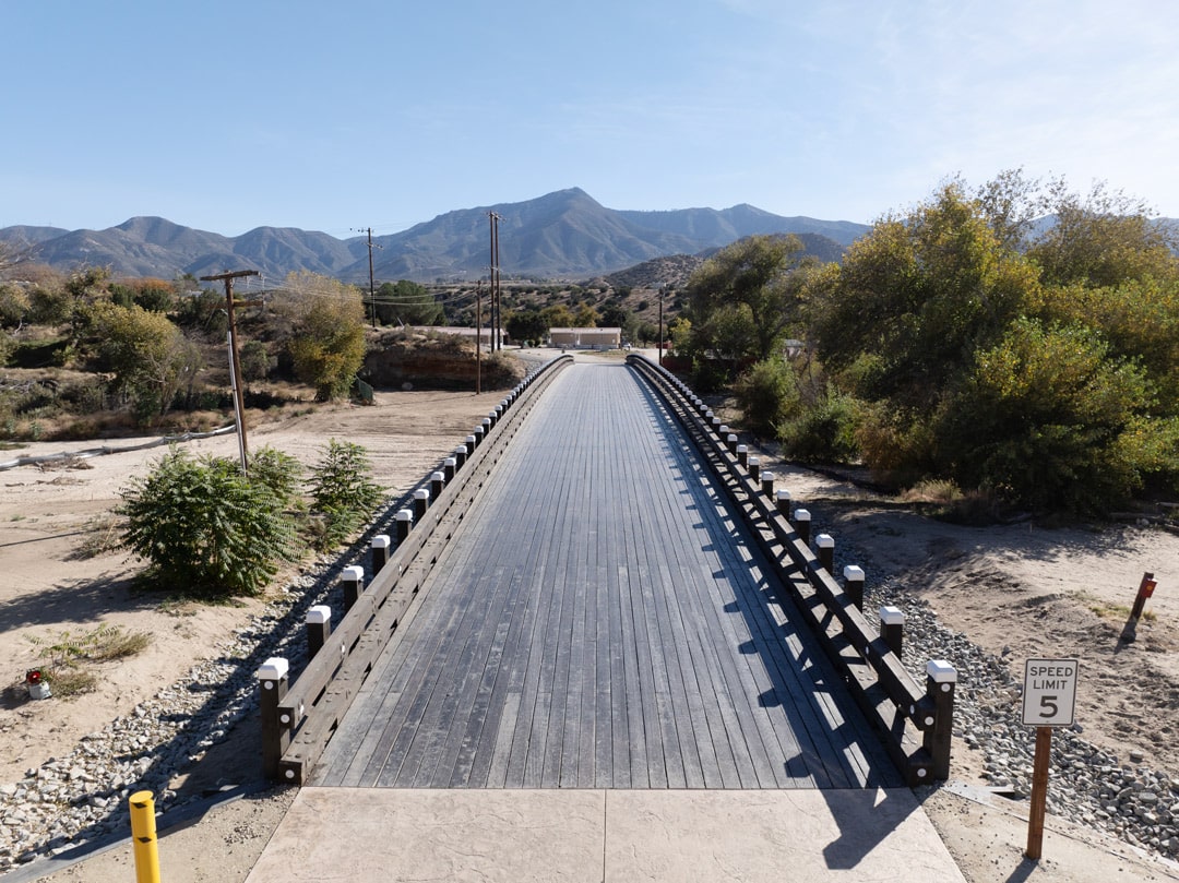 Thousand Trails Double Lane Vehicular Bridge - Acton, CA - York Bridge ...