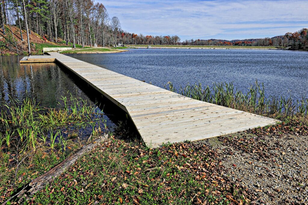 Summit Bechtel Length Boardwalk Trail water crossing by York Bridge Concepts