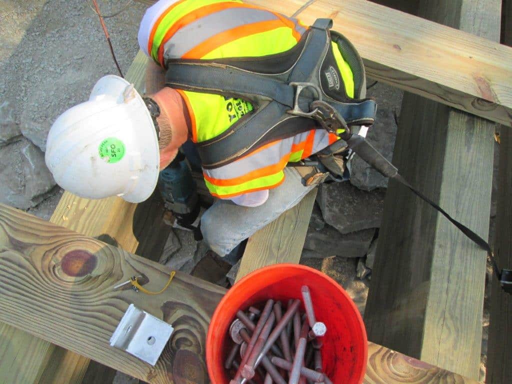 Safety measures during construction with YBC