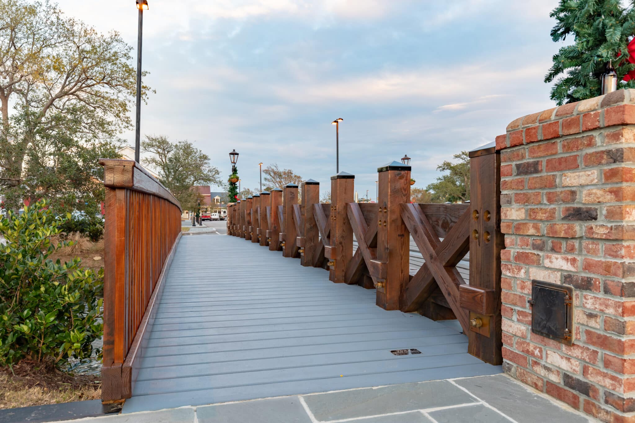 Design Aesthetics for Barefoot Landing Pedestrian Section built by York Bridge Concepts