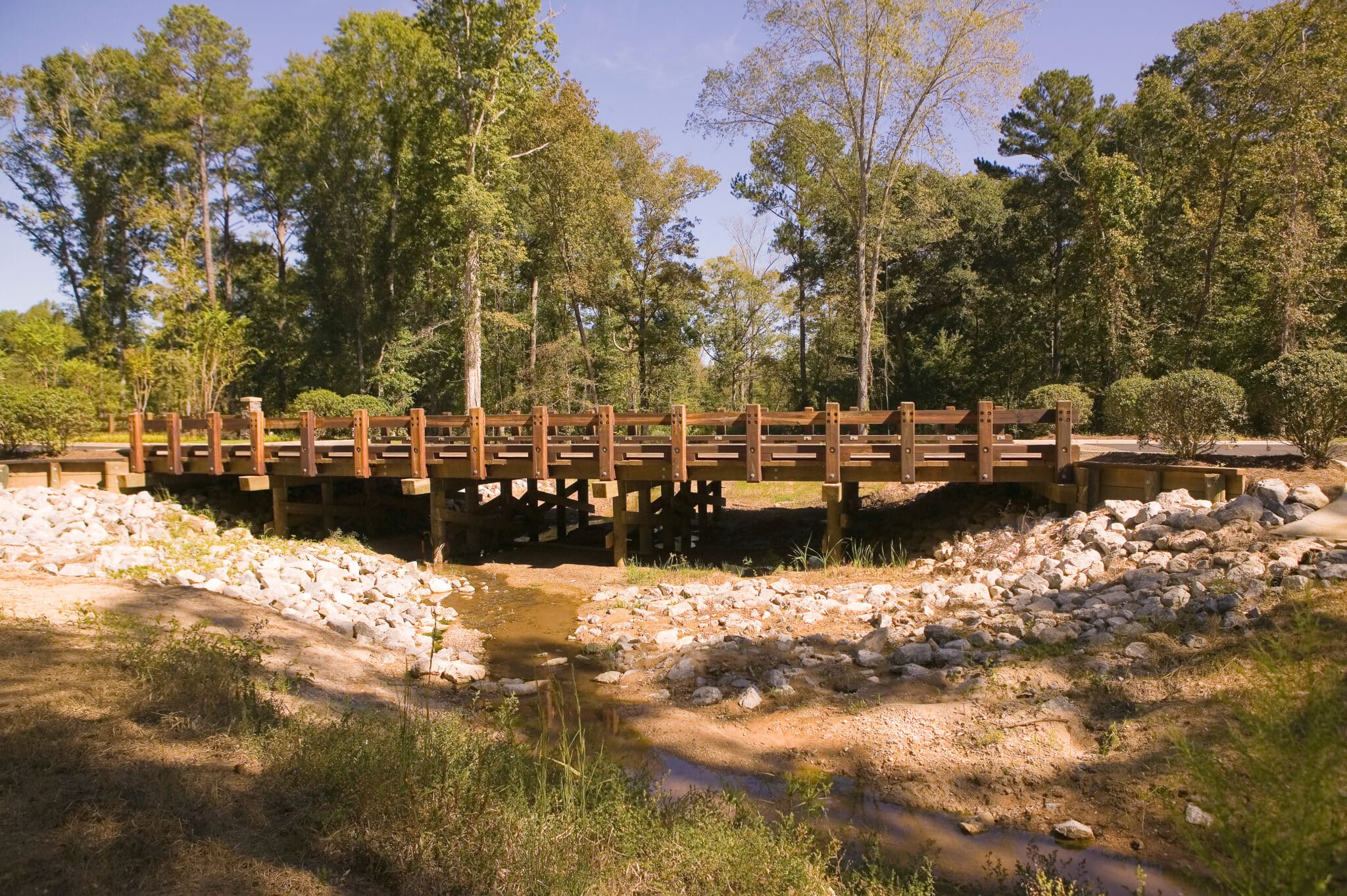 Woodland Creek Side profile from creek