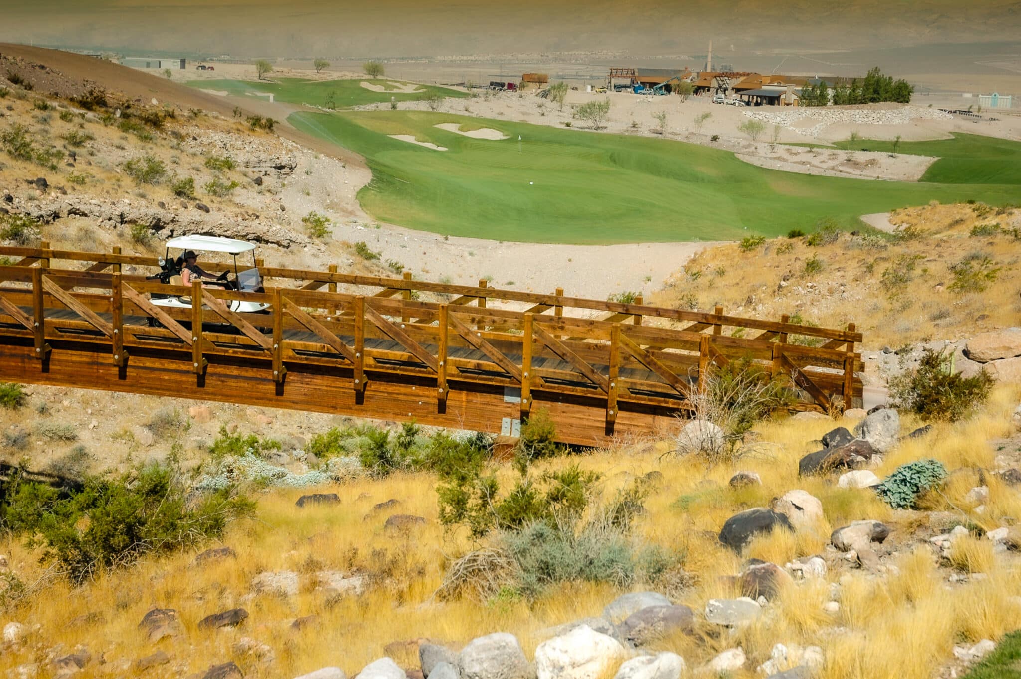 YBC timber bridges are perfect for golf course communities