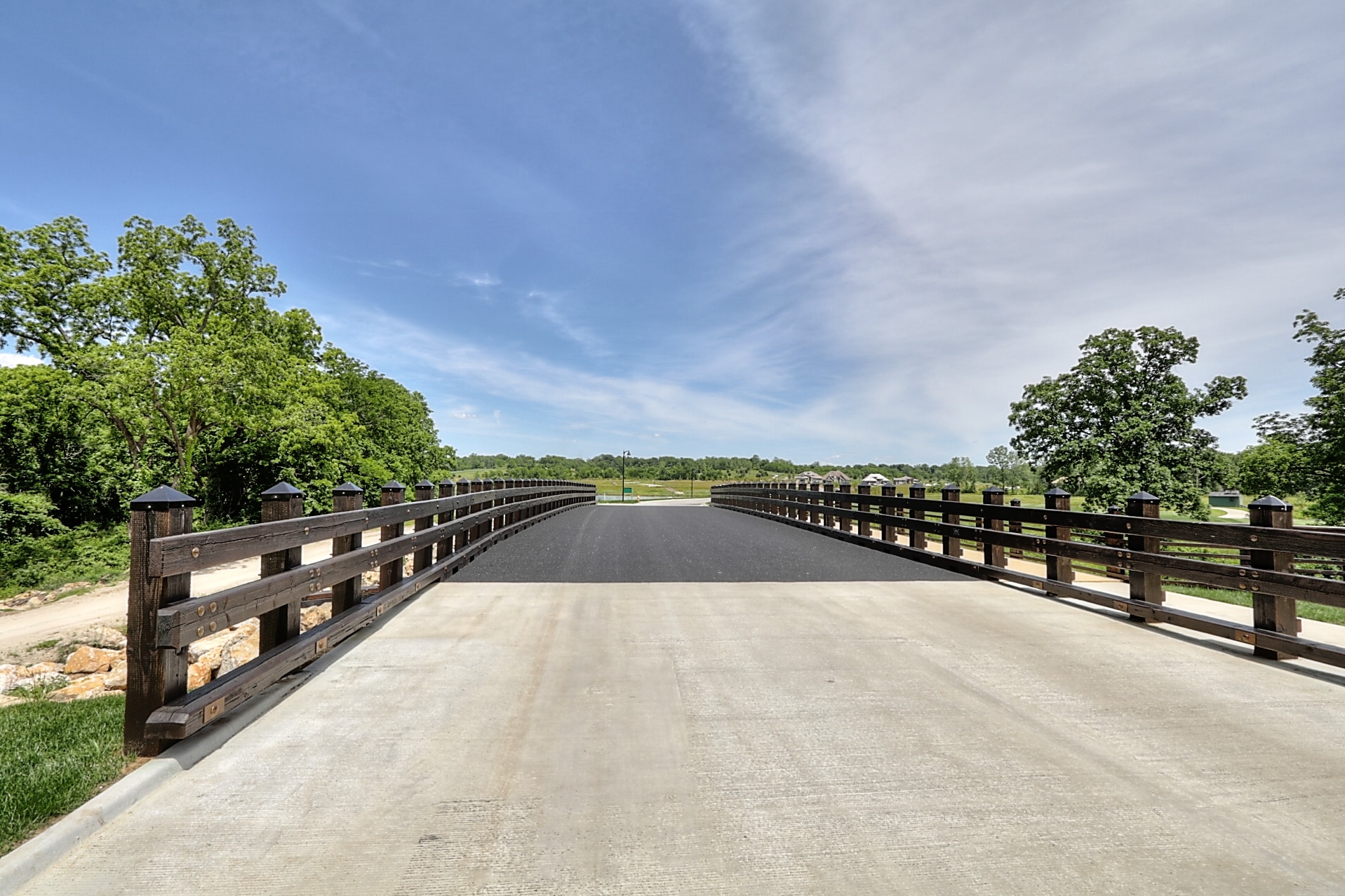 Loch Lloyd vehicular timber bridge entrance