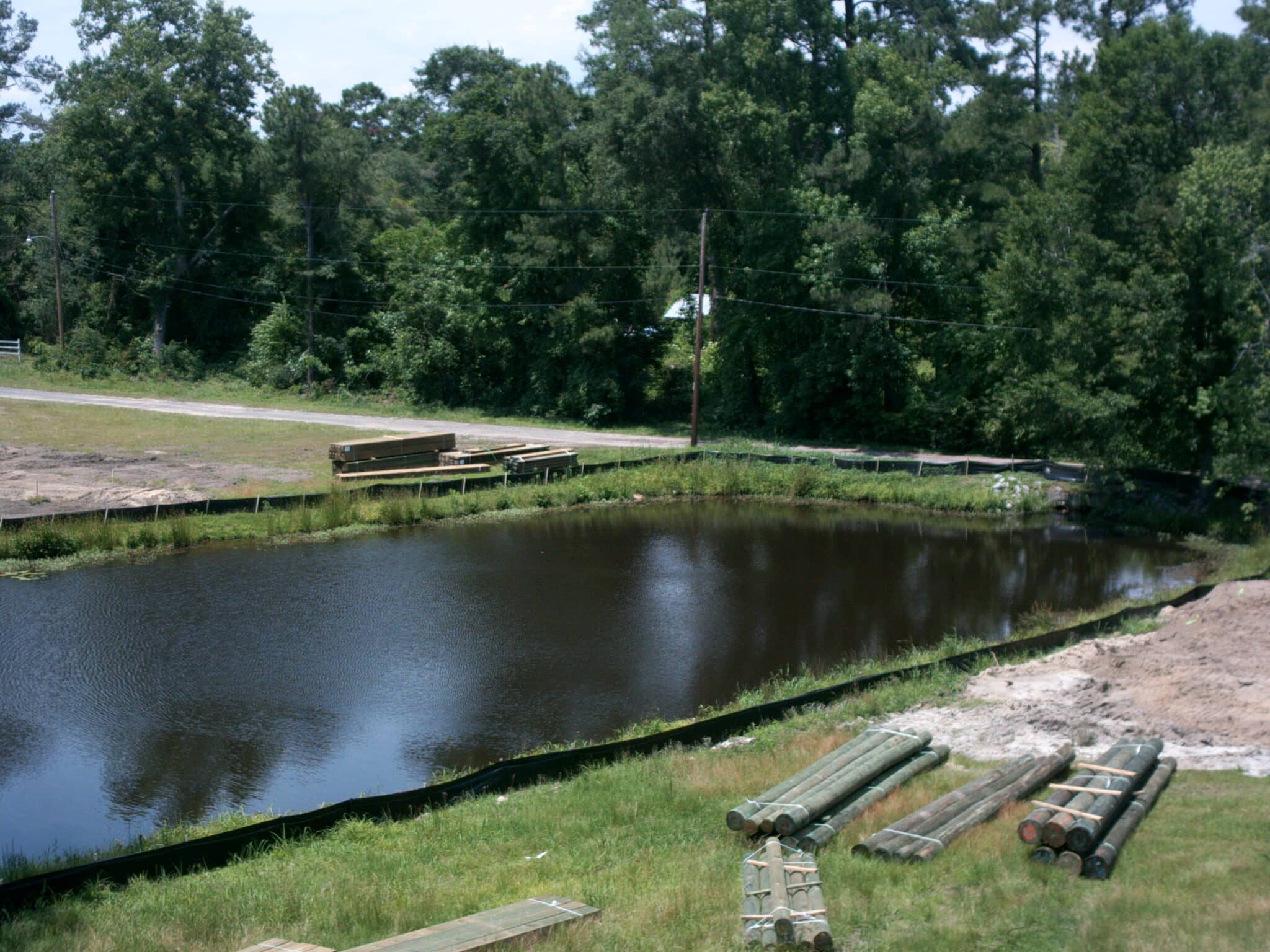 Pre-construction for The Plantation At Winyah Bay covered vehicular timber bridge project by York Bridge Concepts