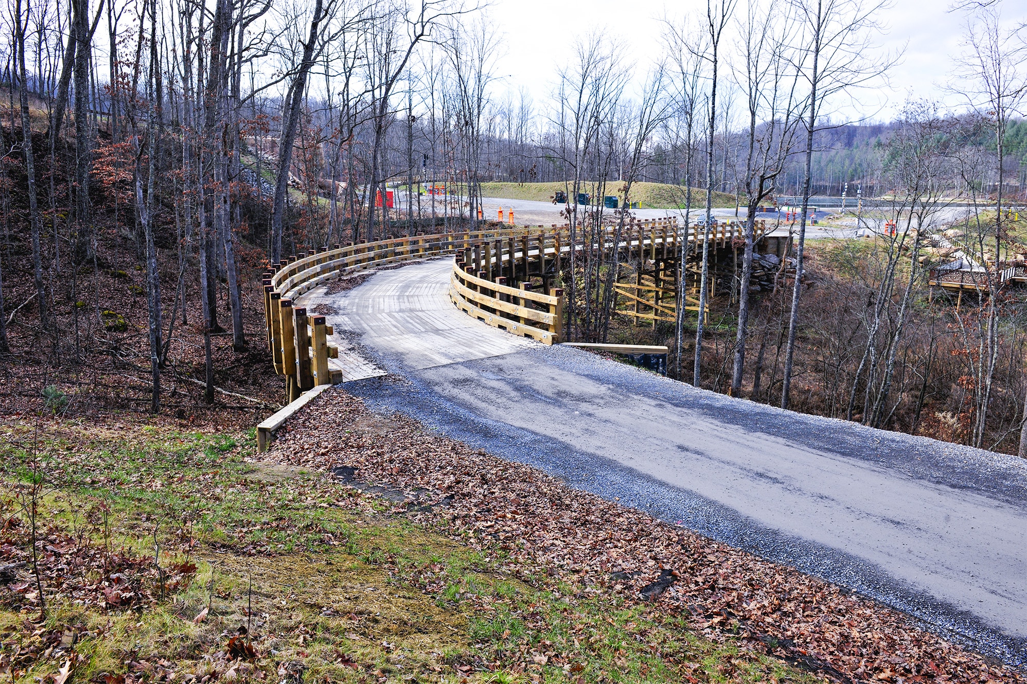 Boulder Cove HS20-44 Timber Vehicular Bridge by York Bridge Concepts