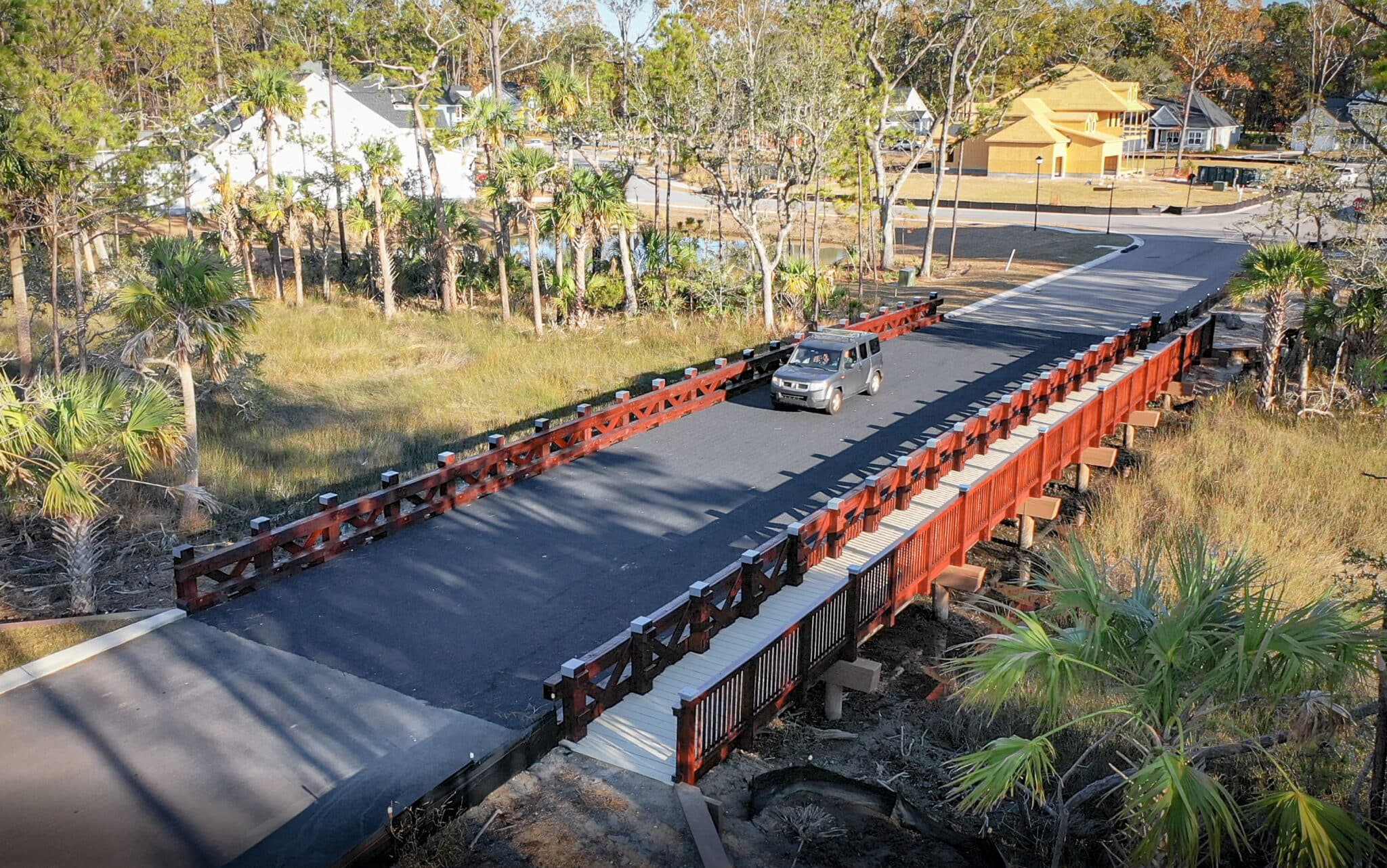 Environmental Benefits of Wooden Bridges with Green Infrastructure