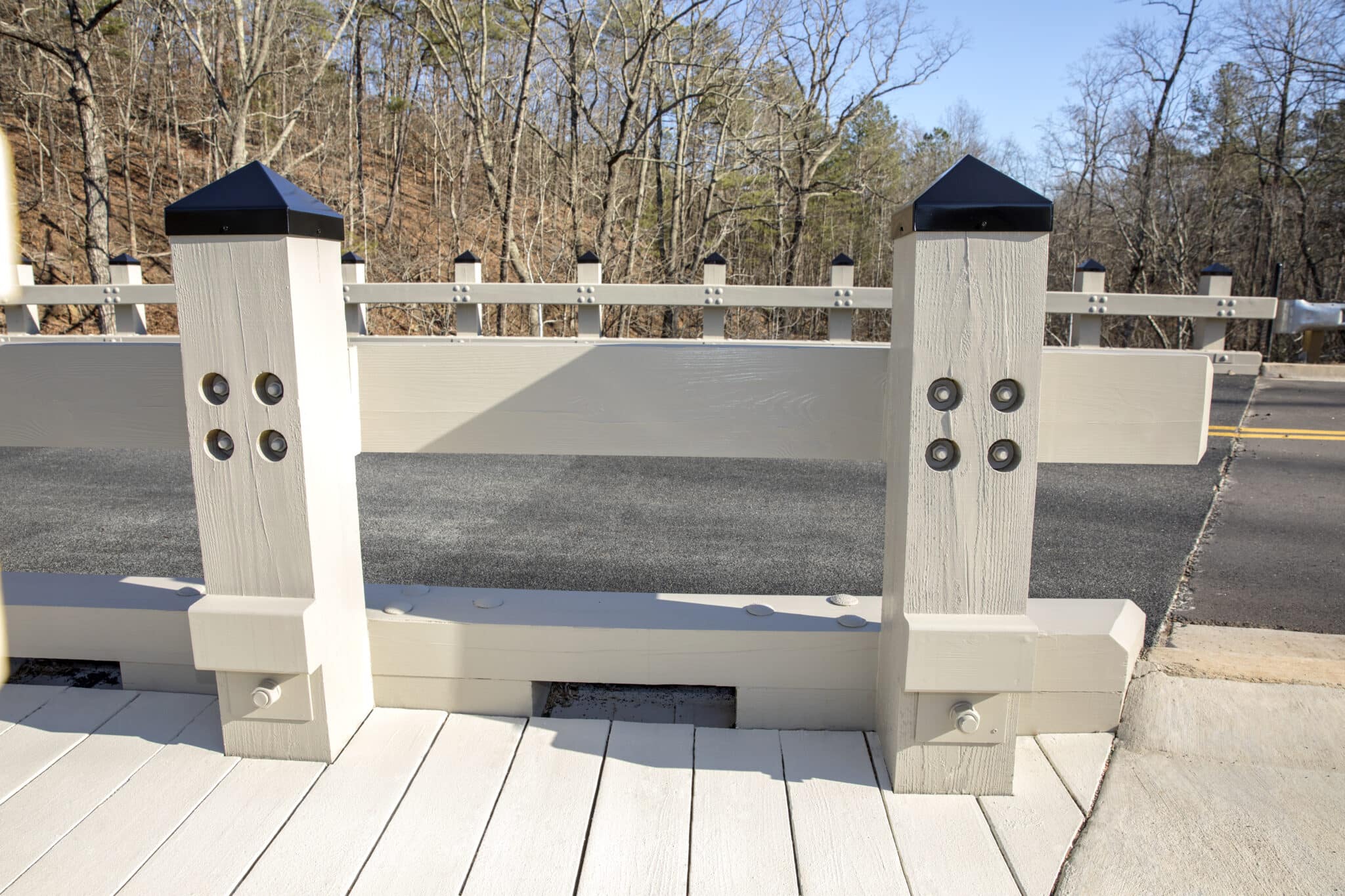 Inspired Living Timber guard rails and pedestrian decking