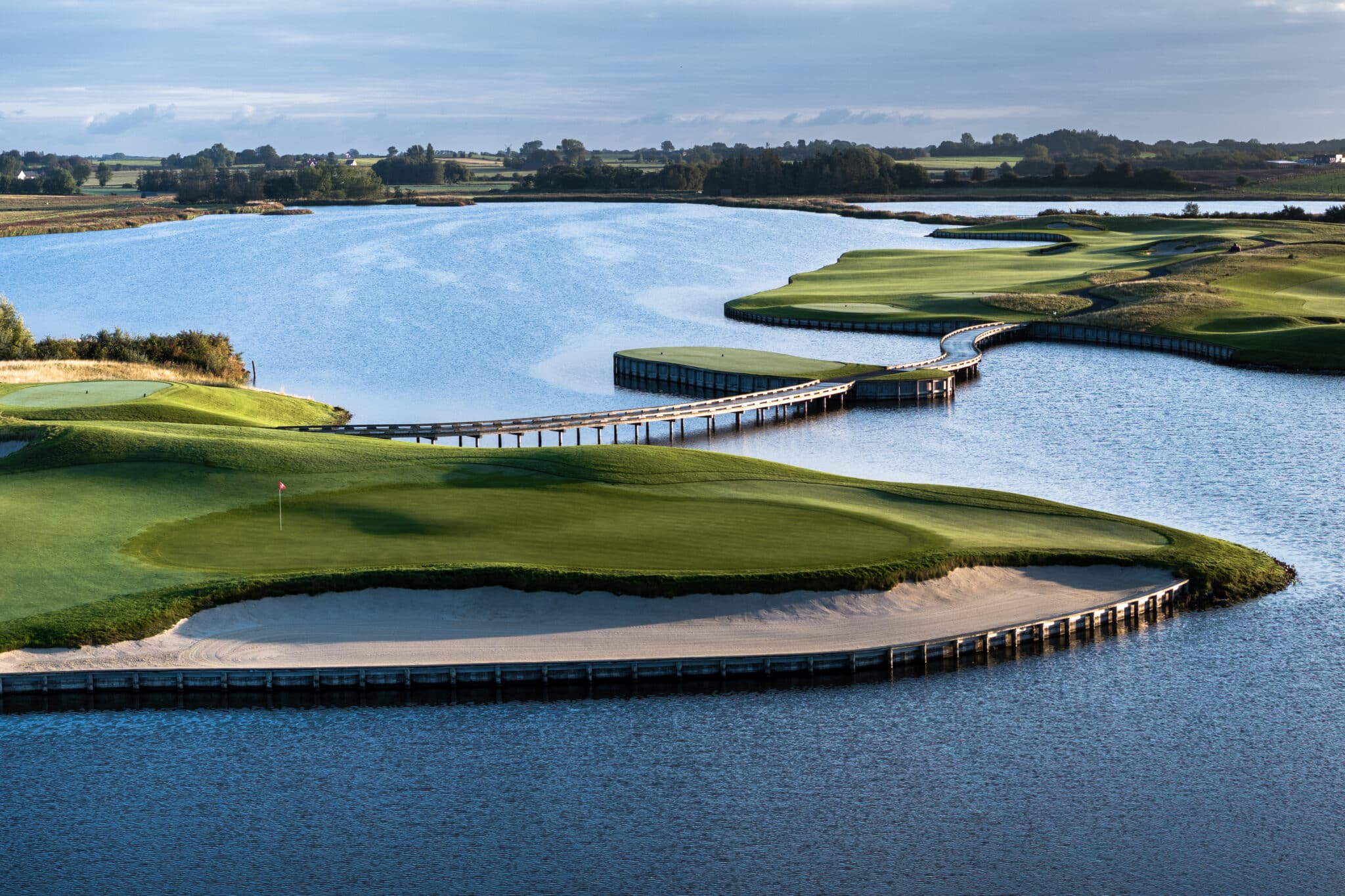 Great Northern Retaining Walls and Golf Cart Bridge by sandtrap