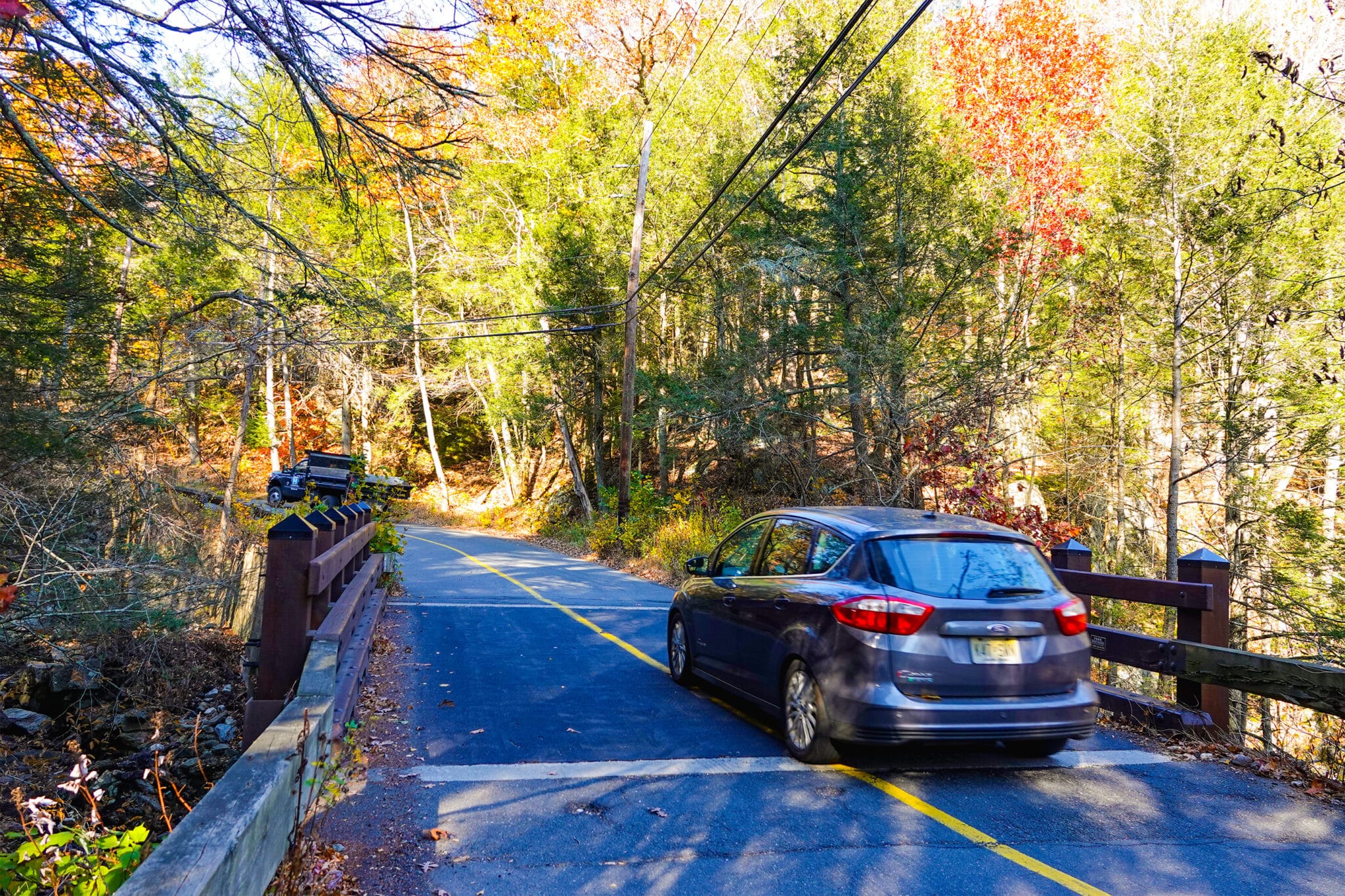 Poverty Hollow timber vehicular bridge update circa 2024.