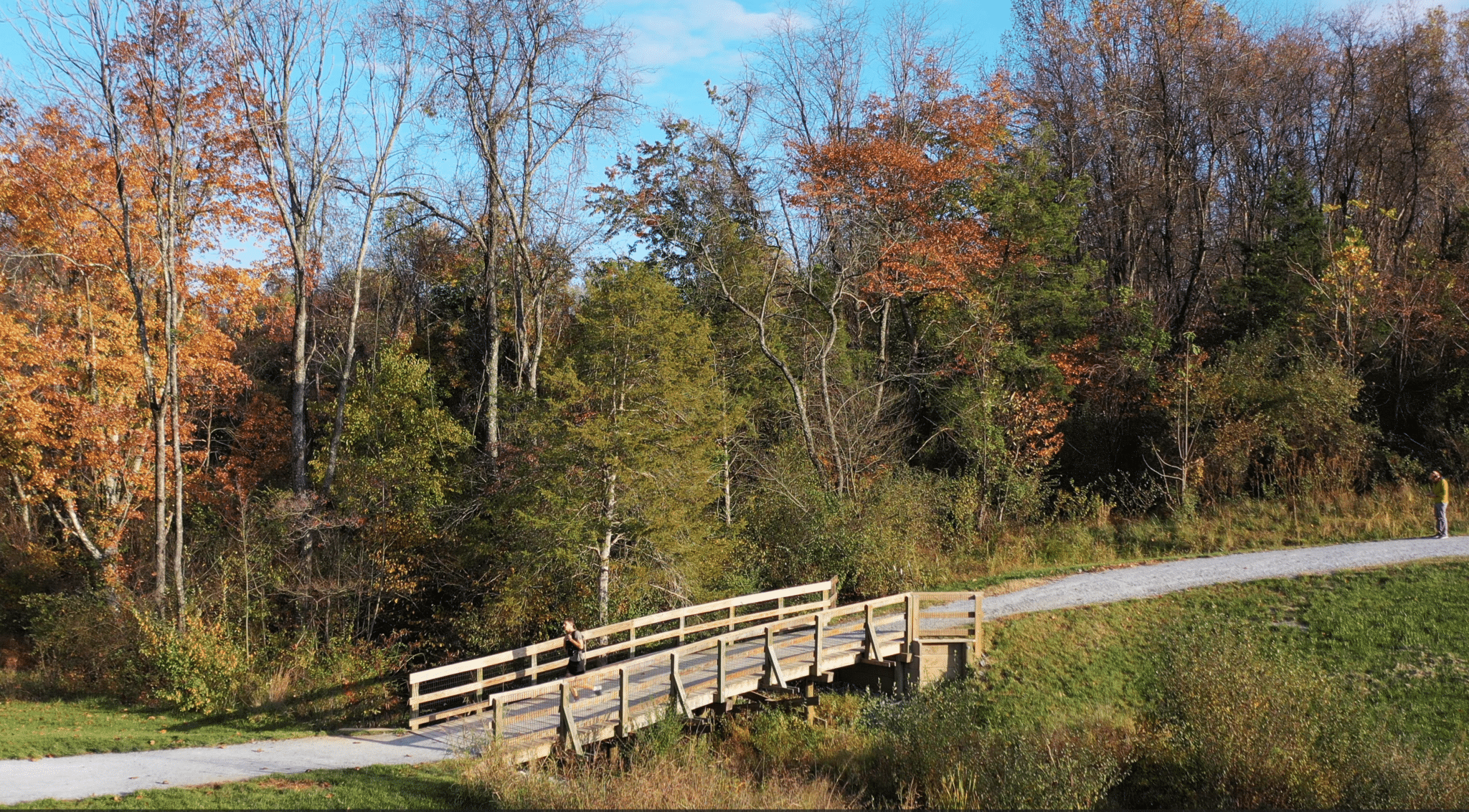 Thomas Jefferson Poplar Forest Timber bridges in Lynchburg, VA built by York Bridge Concepts for community connection