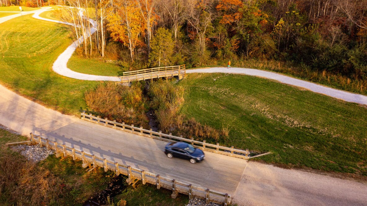 Thomas Jefferson Poplar Forest Vehicular & Pedestrian Bridges built by York Bridge Concepts in Lynchburg, VA