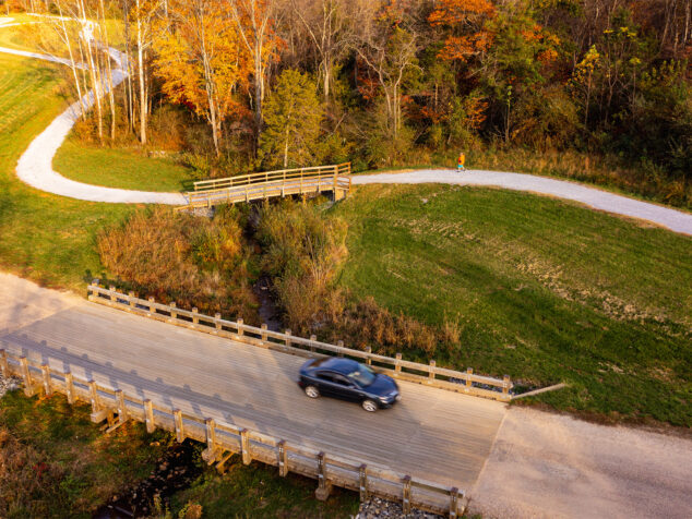 Thomas Jefferson Poplar Forest Vehicular & Pedestrian Bridges built by York Bridge Concepts in Lynchburg, VA