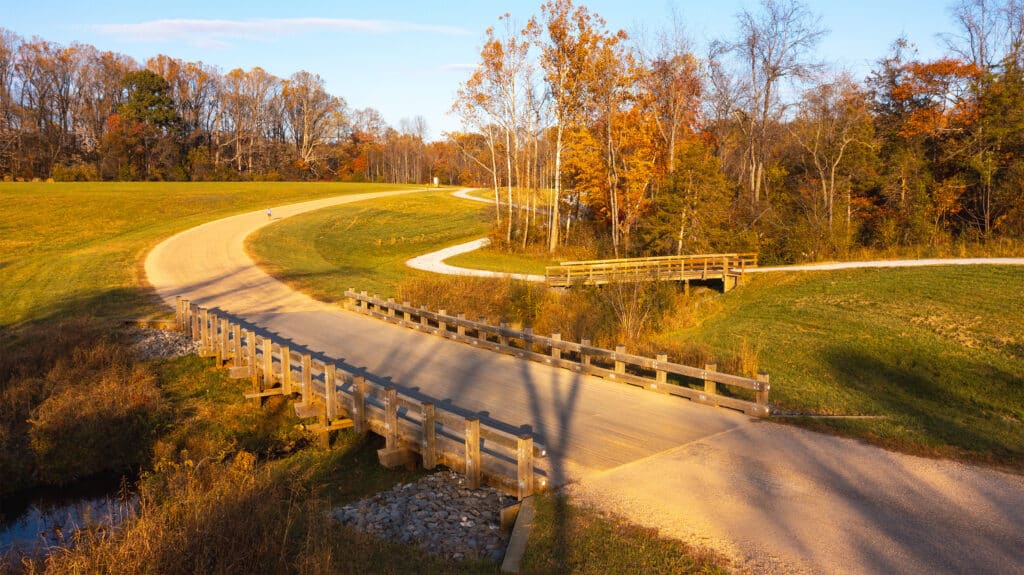 Poplar Forest Double Vehicular and Pedestrian Bridges in Virginia