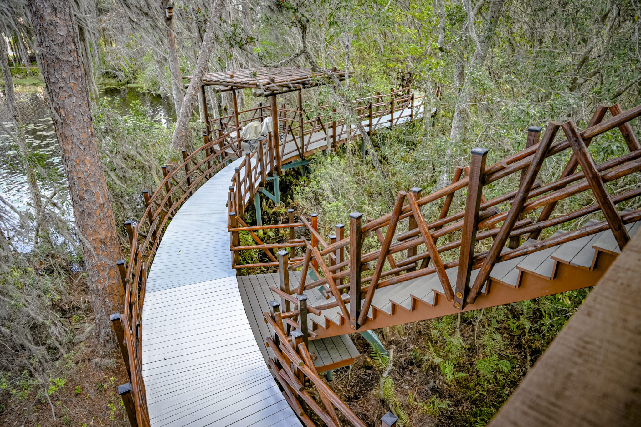 Lakes Edge Boardwalk in Odessa, FL design-built by York Bridge Concepts