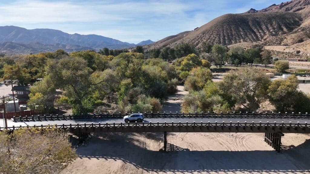 Thousand Trails Double Vehicular Timber Bridge in Acton, CA